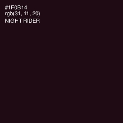 #1F0B14 - Night Rider Color Image